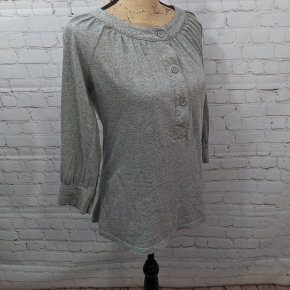 Banana Republic Factory Henley Shirt Small - Picture 3 of 7